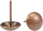 Upholstery Nails Tacks 14mm Head Dia Retro Round Thumb Push Pin Copper Tone for Furniture Sofa Headboards,100 Pcs