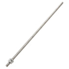 320mm x M8 Stainless Steel Thread Bar Stock Rod Silver Tone