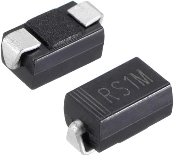 Surface Mounted Devices Schottky Rectifier Diode 1A 1000V Electronic Silicon Diodes 50pcs for RS1M