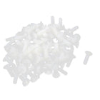 100pcs Nylon Countersunk Flat Head Phillips Drive Screw M4 x 12mm
