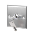 Key Switch On/Off Exit Switches Emergency Door Release SPST for Access Control Panel Mount with 2 Keys