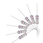 40Pcs 2 Ohm Resistor, 3W 5% Tolerance Metal Oxide Film Resistors, Lead, Flame Proof for DIY Electronic Projects and Experiments