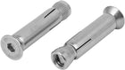 M8 x 50mm 304 Stainless Steel Hex Socket Countersunk Head Sleeve Anchor 2PCS