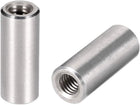 Round Connector Nuts, M6x25mm Height Sleeve Rod bar Stud Nut Stainless Steel 304,Pack of 10