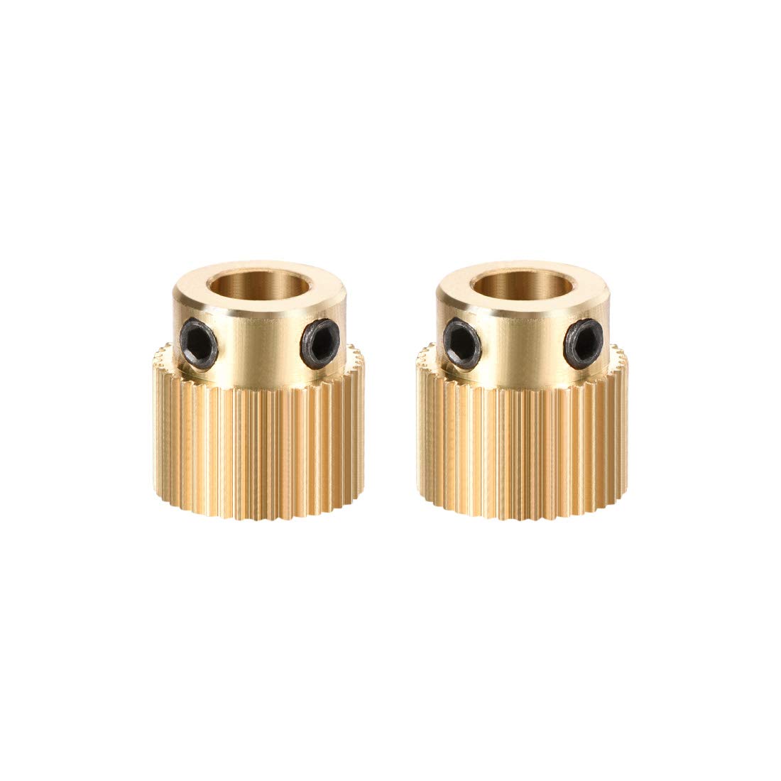 Brass Drive Gear Extruder Wheel 40 Teeth 5mm Bore 2pcs