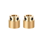 Brass Drive Gear Extruder Wheel 40 Teeth 5mm Bore 2pcs