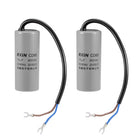 75uf Motor Star Capacitor 75mfd AC 450V for HSingle-Phase 50/60 Hz AC Motor and Fan 2Pcs