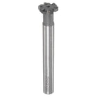 T-Slot Milling Cutters, 4mm Depth 20mm Cutting Dia 12mm Shank Tungsten Carbide Tip 6 Flutes T Slot End Mill for Stainless Steel Copper Aluminum