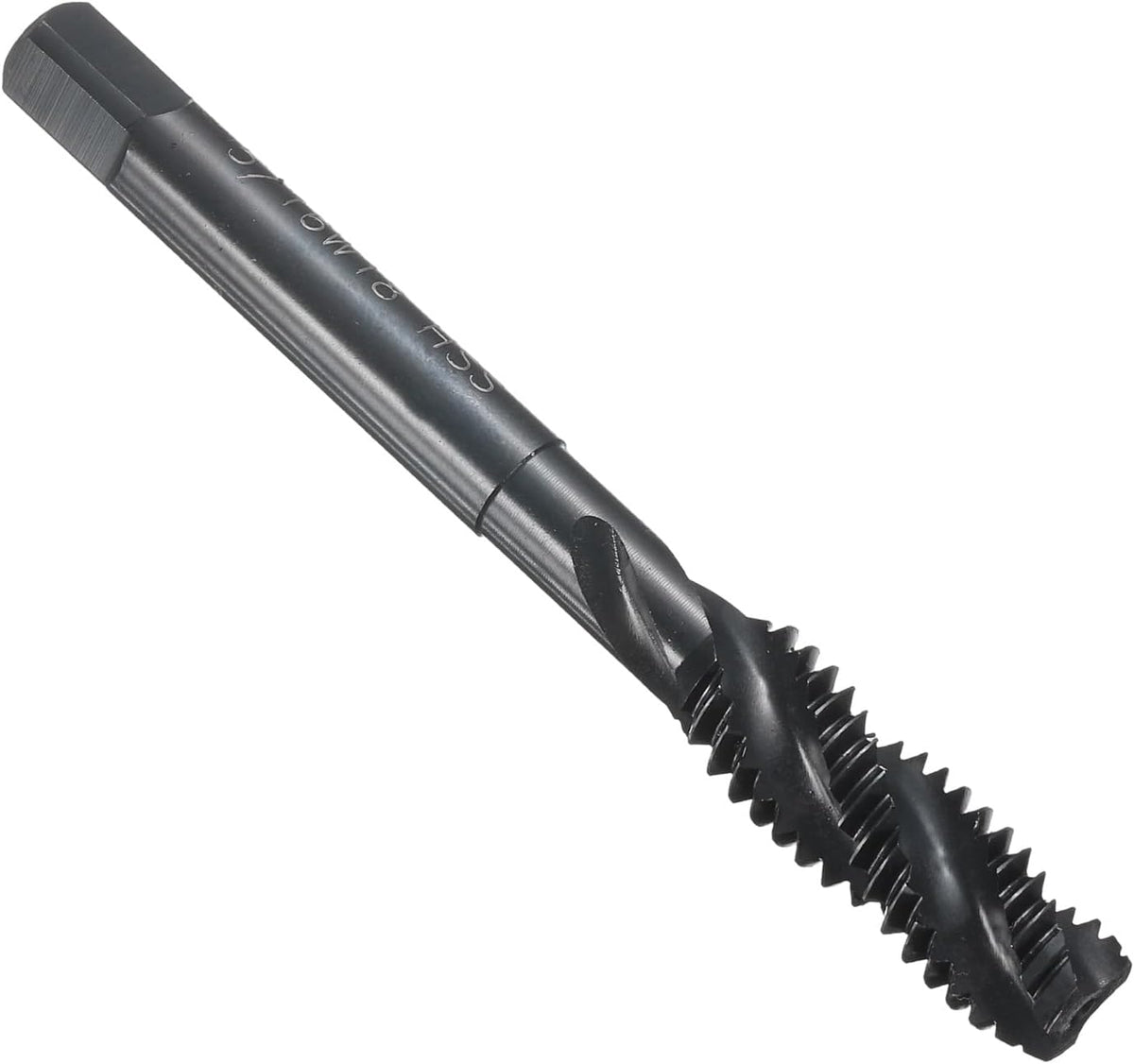 Spiral Flute Thread Taps 5/16-18 BSW H2 Machine Threading Tap Bit, Nitrided Coated Screw Tapping Repair Tool, M2 High-Speed Steel (HSS6542)