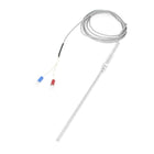 K Type 500C Degree Celsius Spring Load 15cm Long Probe Thermocouple Sensor 2M