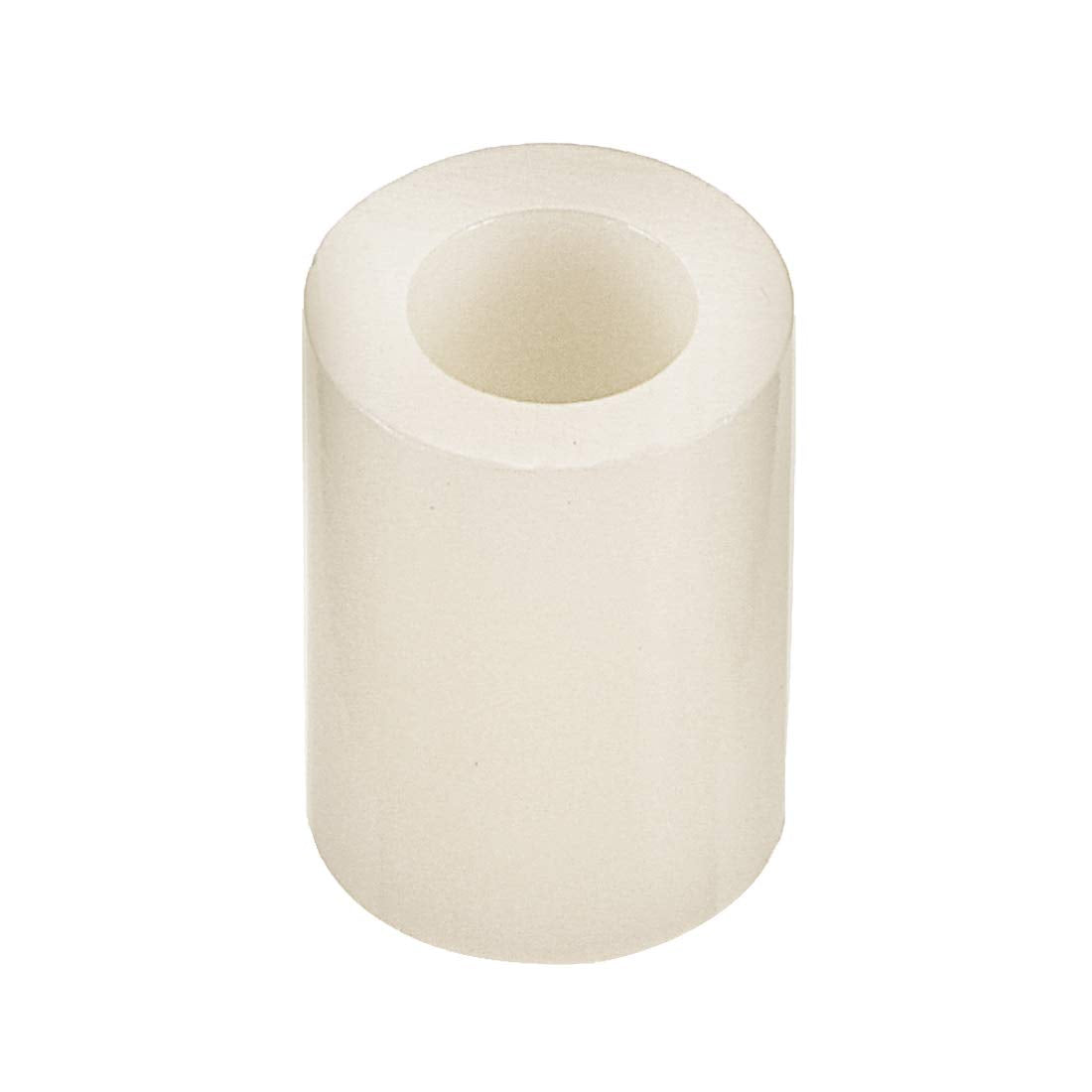 Round Spacers Washers ABS for M4 Screws OD 7mm, ID 4mm, Height 10mm 50pcs