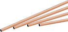 Copper Round Tube 2mm OD 0.25mm Wall Thickness 200mm Length Pipe Tubing 6 Pcs
