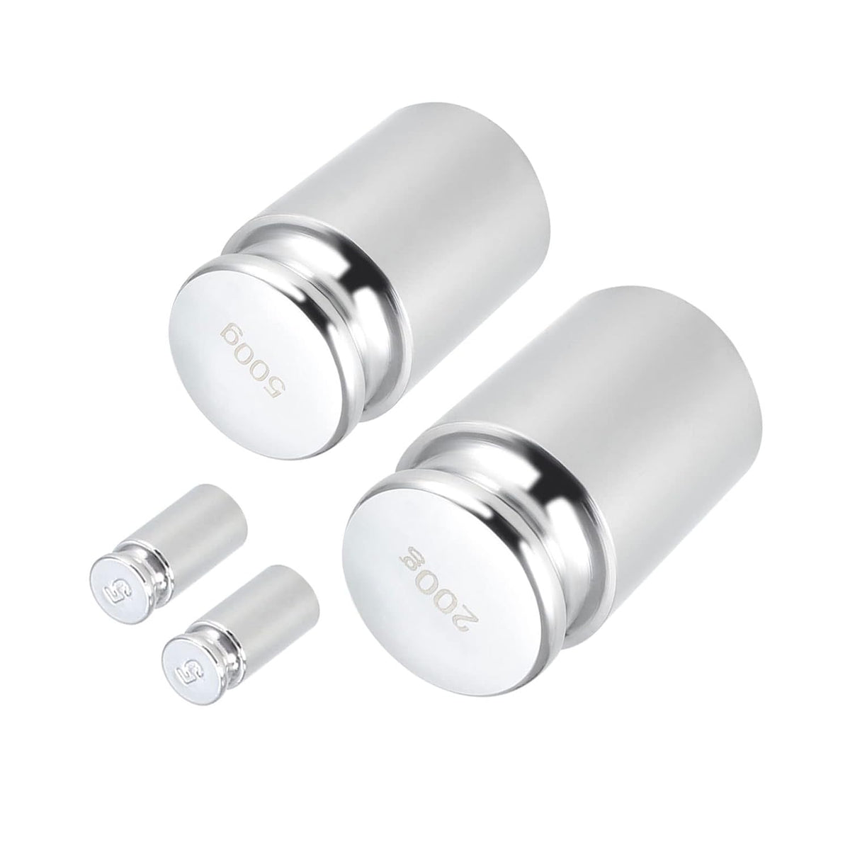 Gram Calibration Weight Set 5g 200g 500g M1 Precision Chrome Plated Steel for Digital Balance Scales