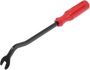 Red Plastic Upholstery Door Panel Trim Clip Fastener Clip Remover Tool 8.9"