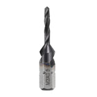 Combination Drill and Tap Bits Metric M3 x 0.5 Thread 1/4" Hex Shank TiAlN Coated Threading Screw Taps 6542 High Speed Steel Machine Drilling Tapping Tool Kit