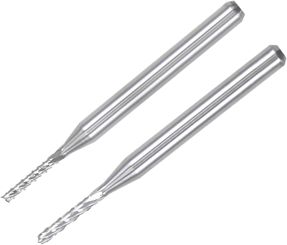 20Pcs 1.4mm,1.5mm Carbide End Mill Engraving Milling Cutter CNC Router Bits for PCB Machine, 1/8" Shank