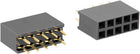 50Pcs 2.54mm Pitch 2x5-Pin Double Row Straight Connector Female Pin Header Strip PCB Board Socket