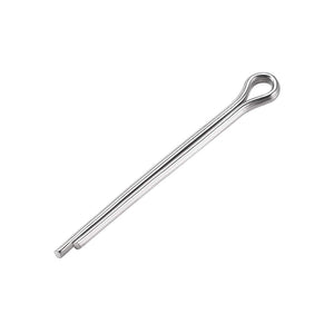 Split Cotter Pin - 2mm x 25mm 304 Stainless Steel 2-Prongs Silver Tone Fastener Clip Key 30Pcs