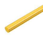 Plastic Round Rod 5/8 Inch Dia 20 Inch Length Yellow (POM) Polyoxymethylene Rods Engineering Plastic Round Bar(15mm)