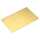 Brass Sheet, 1Pcs 6" x 4" x 0.02" H62 Metal Sheets Plates for Crafts, Electrical Repairs, Industry