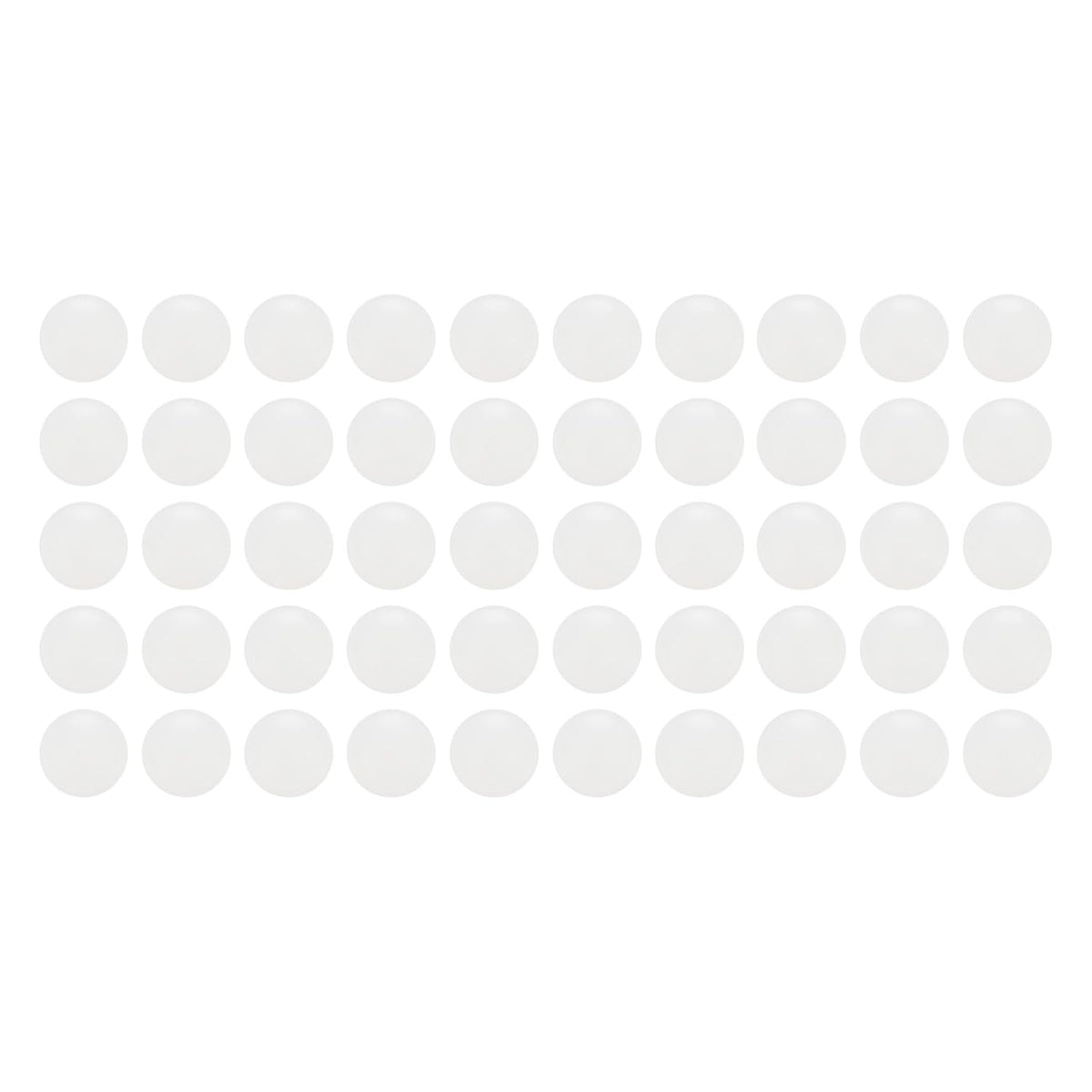 50pcs PP Plastic Bearing Balls 1/8" 3.175mm Solid Plastic Balls, G1 Precision Mini Balls