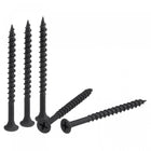 #8 x 2 23/64-Inch Wood Screws Phillips Flat Head Carbon Steel Self Tapping Screws Black 25pcs