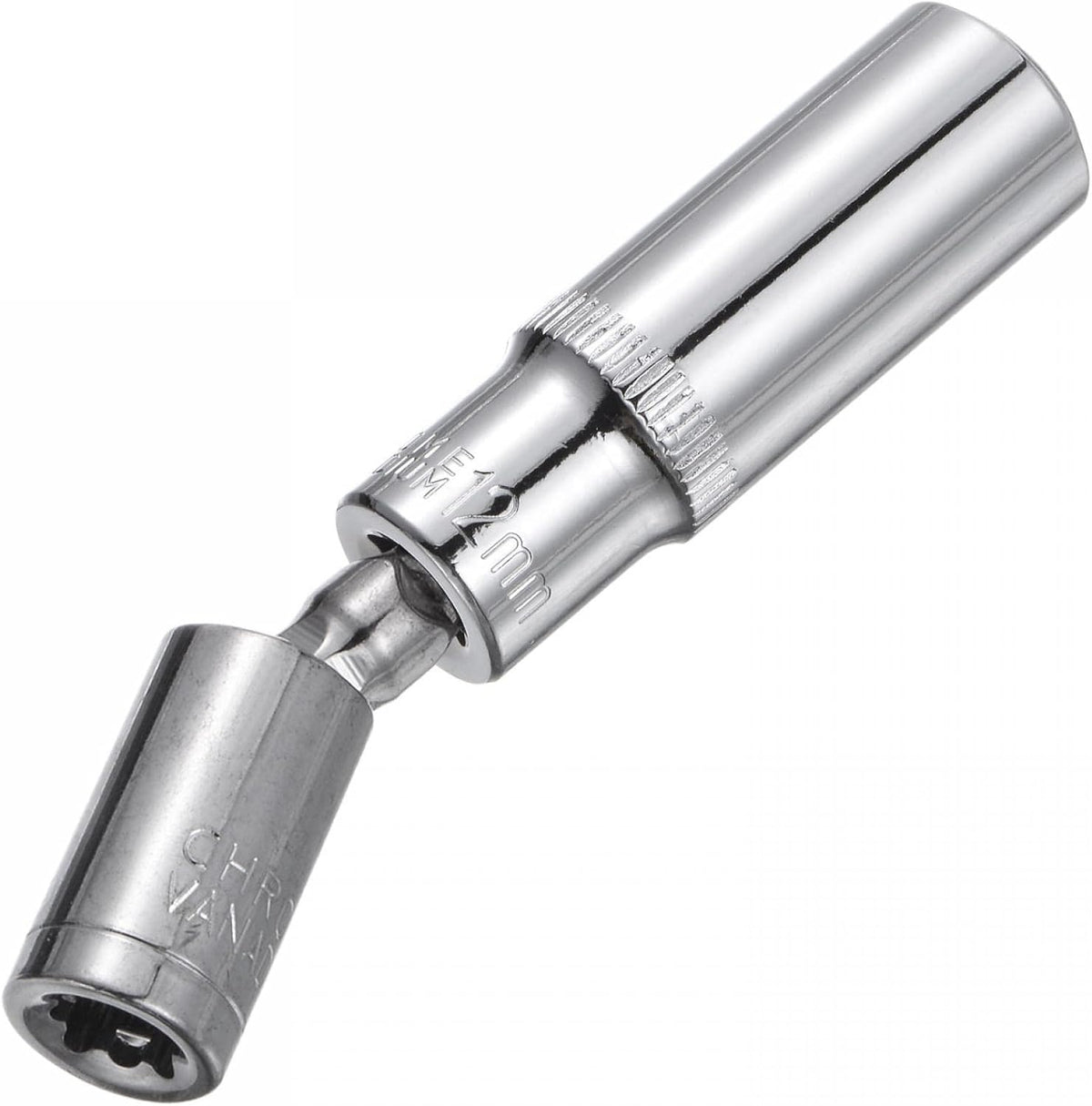 Stecker-Zubehör-Set, 9mm Tiefengriff-Schraubenschlüssel 360° drehbarer Sechskantgriff Impact-Schrauber-Adapter Universalgelenke mit 1/4" Antrieb
