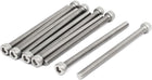 M6 x 90mm Thread 304 Stainless Steel Hex Socket Head Cap Screw Bolt DIN912 10pcs