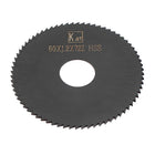 60mm x 1.2mm x 16mm Black HSS 72T Slitting Slotting Saw Cutter Cutting Tool