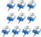 Trimmer Potentiometer 500K Ohm Adjustment Horizontal Variable Resistors 10Pcs