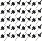 40 Pcs 4.8mm x 16mm Aluminum Open End Large Flange Blind Rivets
