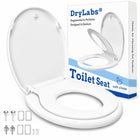 Round Toilet Seat with Built-In Toddler Seat 16.5" - Soft Close for Child & Adult, Potty Training Seat, Durable PP Toilet Seat, Easy Installation & Removal, Fits Most Toilet Bowls