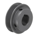 AK25-7/8 V-Belt Sheave 7/8"Bore 2.5"OD Single Groove Web Sheave Bored-to-Size Sheave, Cast Iron, Belt Section for 4L or A Belt