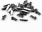 30 Pcs On/On/On 8 Pin 2P2T DPDT Miniature Surface Mounted Devices SMT Slide Switch 10x3mm
