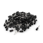 E0508 22AWG Insulated Ferrule Cord End Terminal Connector with 100 Piece, Black