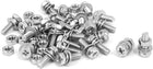 M4 x 12mm 304 Stainless Steel Phillips Hex Head Bolts Nuts w Washers 25 Sets