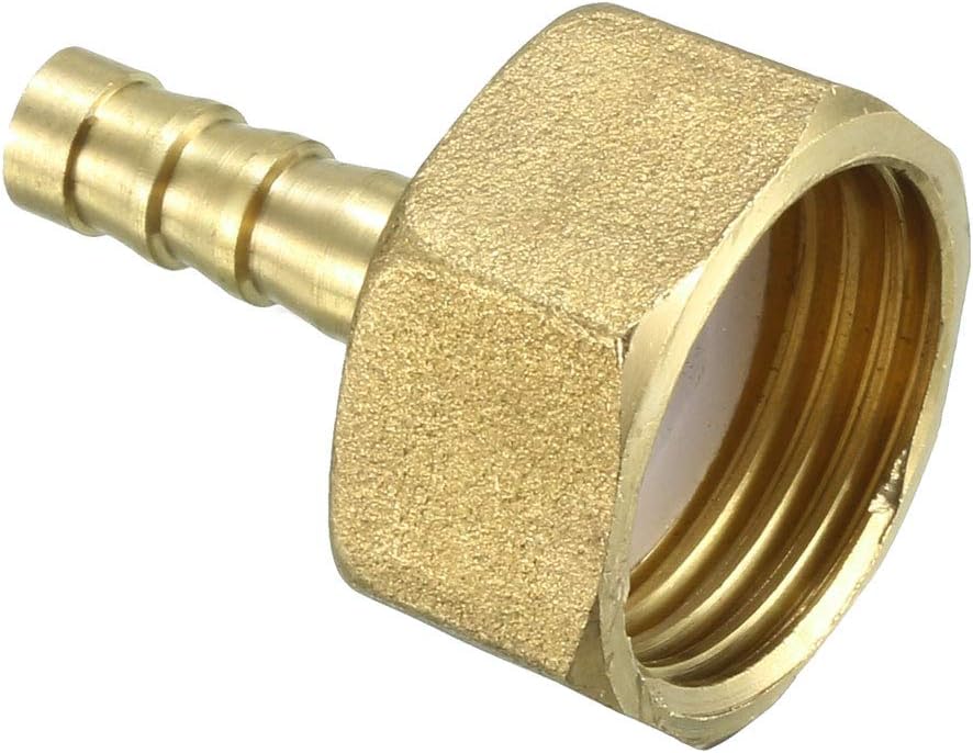 Brass Barb Hose Fitting Connector Adapter 6.5mm Barbed X G1/2 Female Pipe