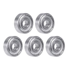 S608ZZ Stainless Steel Ball Bearing 8x22x7mm Double Shielded S608Z Bearings (Z2 Lever) 5-Pack