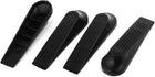 Kunststoff rutschfester Türstopper, Schwarz, 4 Stück