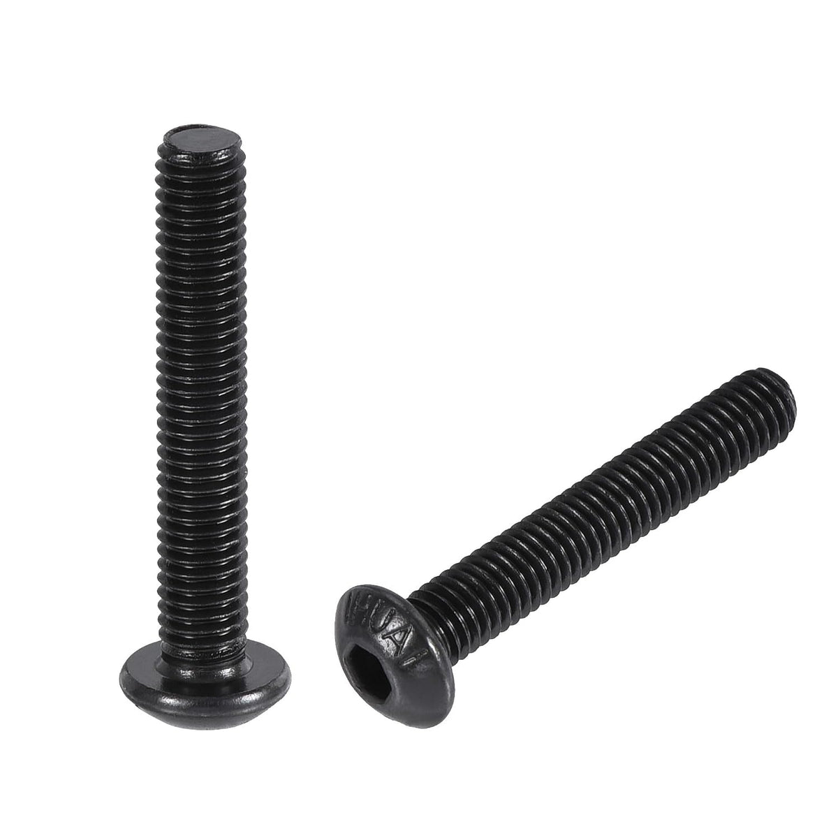 M5x30mm Hex Socket Button Head Cap Bolts Screws Carbon Steel 100pcs