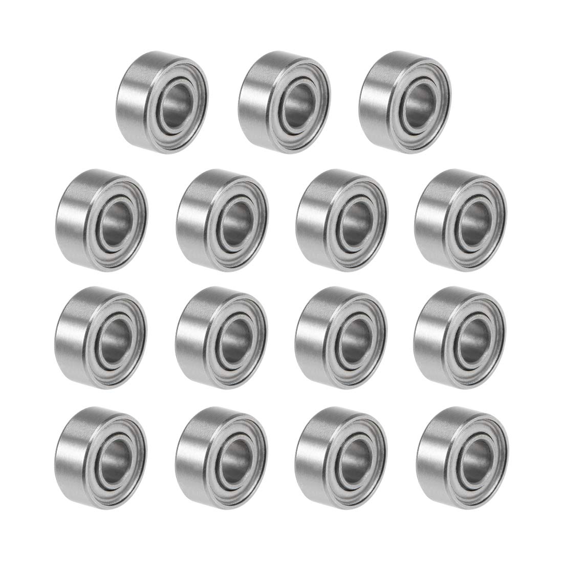 683ZZ Deep Groove Ball Bearings Z2 3mm X 7mm X 3mm Double Shielded Carbon Steel 15pcs