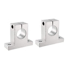 2PCS SK30 Aluminum Linear Motion Rail Clamping Rod Rail Guide Support for 30mm Diameter Shaft