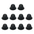 10pcs Hole Plug 1/4 Inch (7.2mm) Button Plugs Fit for 6mm Hole, Snap in Locking Hole Tube Plug Silicone Tube Waterproof Plug Tube Plug, Black