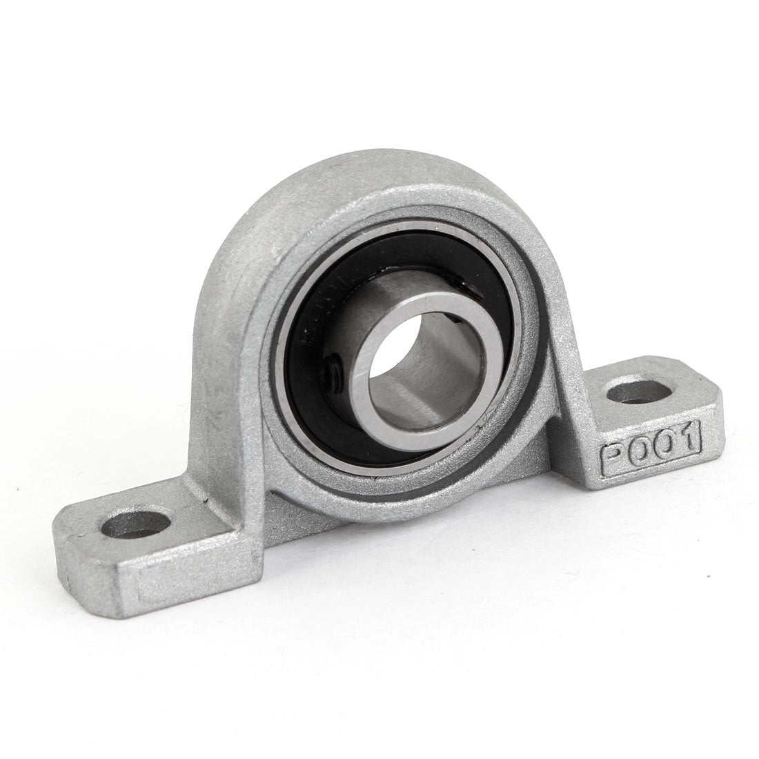 a14031100ux0379 Machine K001 Set Screw Pressed Steel Solid Base Pillow Block Bearing, 1.5" width, 0.47 Metal