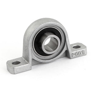 a14031100ux0379 Machine K001 Set Screw Pressed Steel Solid Base Pillow Block Bearing, 1.5" width, 0.47 Metal