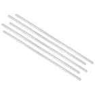 Aluminum Solid Round Rod Lathe Bar 10mm x 500mm for DIY Craft Tool 5 Pcs