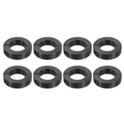 8pcs Single Split Shaft Collar 1-3/16" Bore One-Piece Clamping Collar, 2-1/16" OD, 1/2" Thickness, Black Oxide Steel Set Screw Lock Collar Clamp