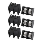 6Pcs AC 300V 20A 7.62mm Pitch 2P Screw Terminal Block Strip Barrier