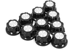 10Pcs 6mm Inner Dia MF-A02 Potentiometer Control Volume Rotary Knob Cap Black