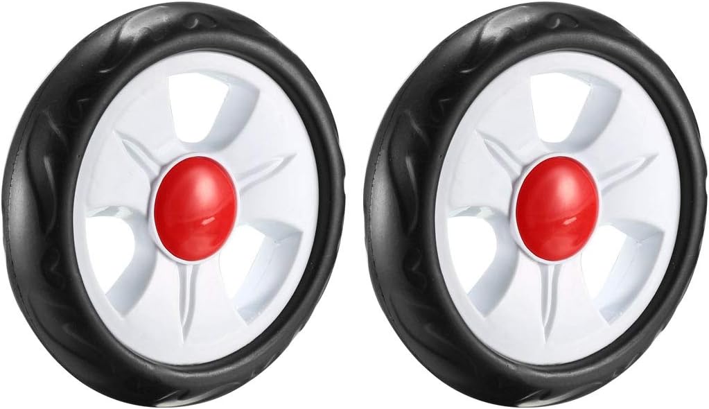 Plastic Swivel Pulley Wheel 139mm/5.5inch Dia Single Wheel 6mm Mounting Hole Dia, 2pcs
